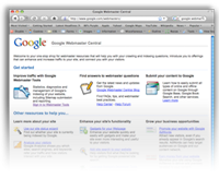Set24 Web Development utilizes Google webmaster tools